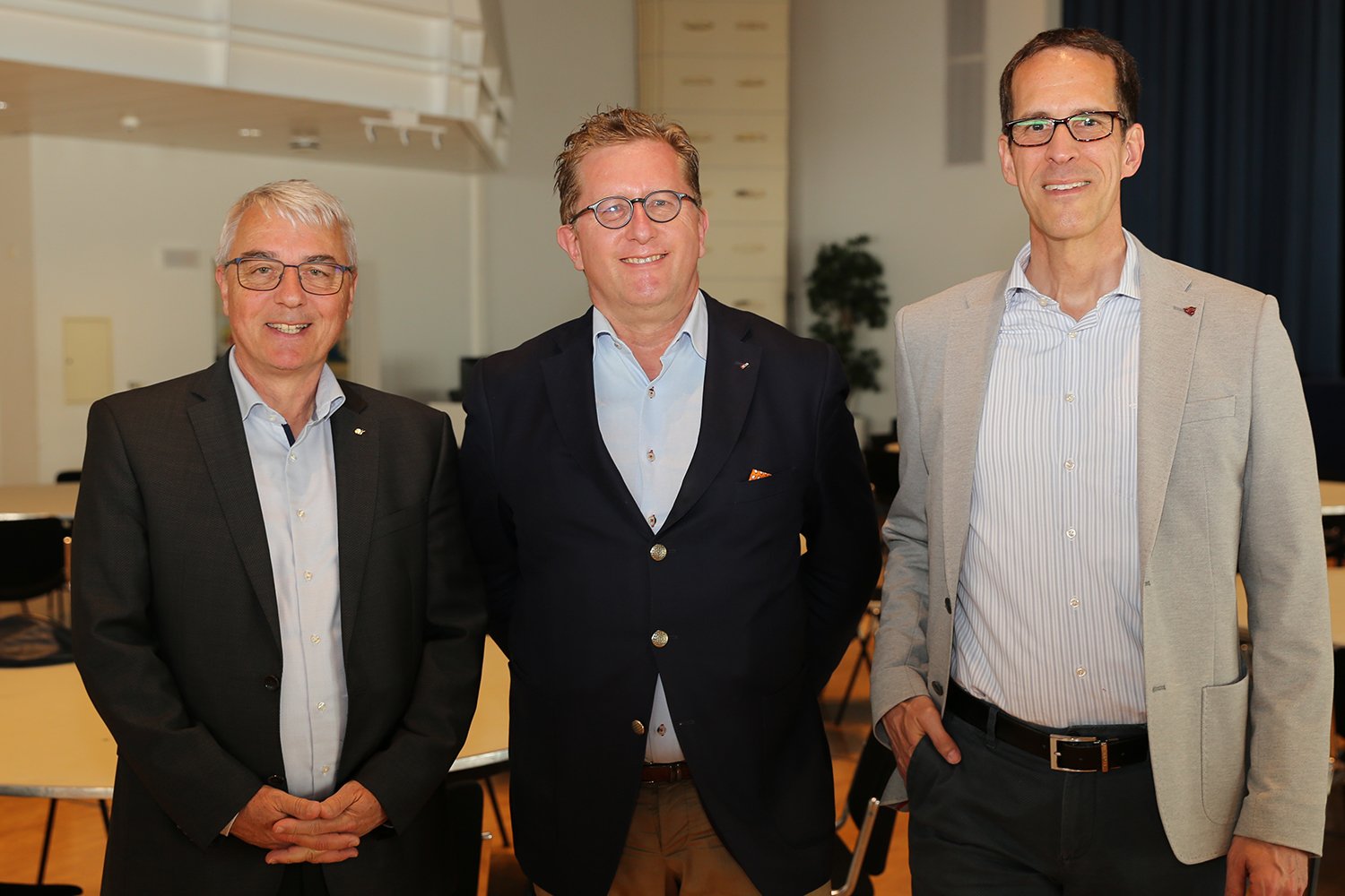 Von links: Bruno Landolt, Alain Bachmann und Roland Stucki. Auf dem Bild fehlen Thomas Affolter und Brigitte Lötscher.
