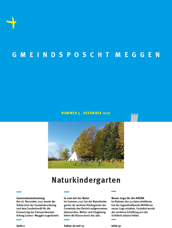 Titelseite Gmeindsposcht Ausgabe 5/2017.