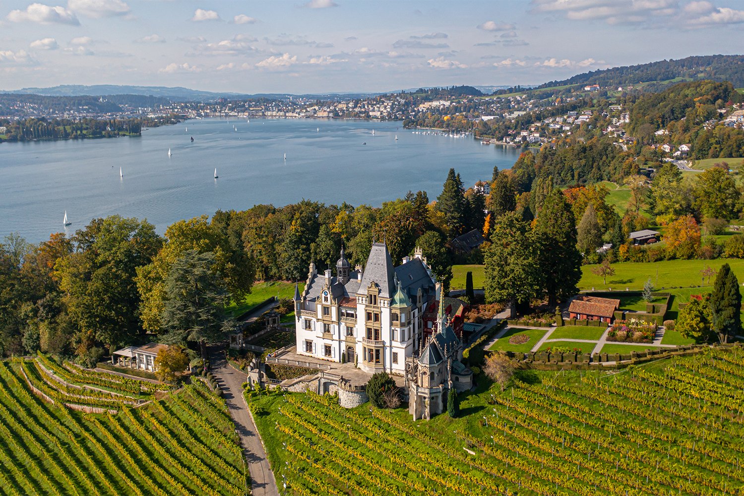 Schloss Meggenhorn, Blick nach Luzern