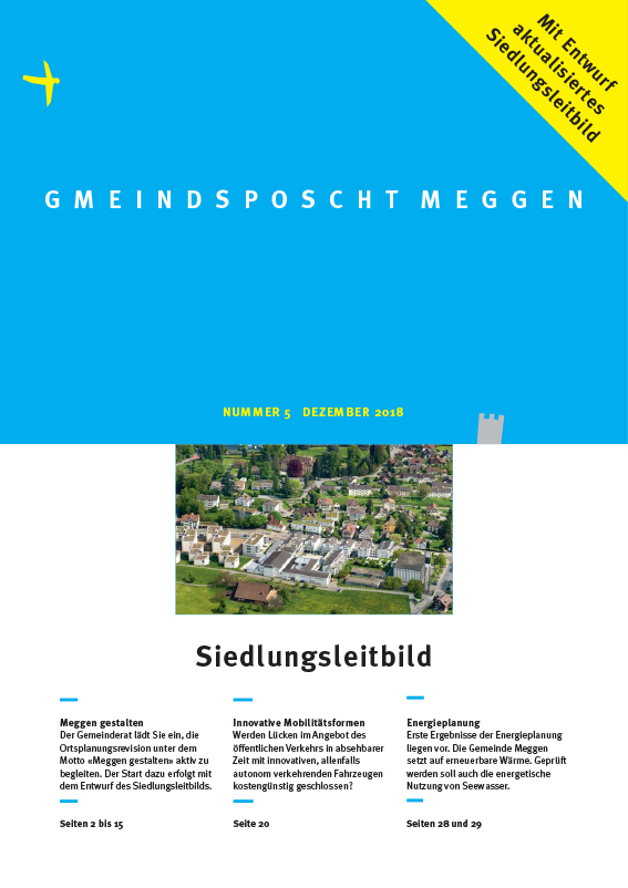 Titelseite Gmeindsposcht Ausgabe 5/2018.